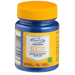 Trekpleister Vitamine D3 10 ug Kauwtabletten