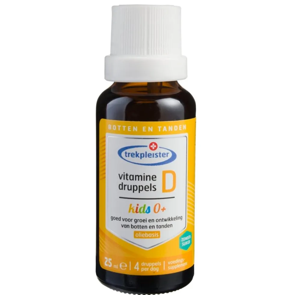 Trekpleister Vitamine D Druppels op Oliebasis