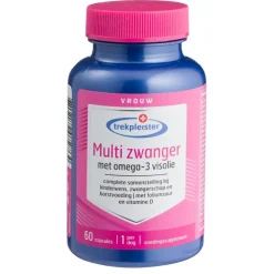 Trekpleister Vrouw Multi Zwanger met Omega-3 Visolie Capsules