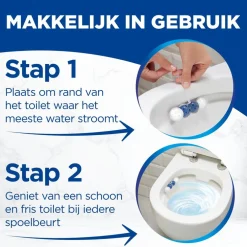 Witte Reus Blauw Actief Hygiëne Toiletblok