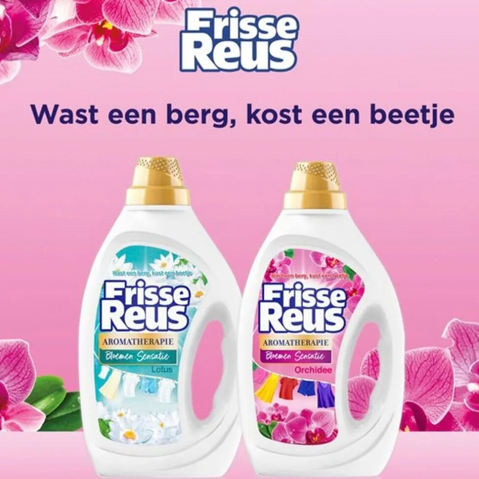 Witte Reus Frisse Reus Orchidee Bloemensensatie Vloeibaar Wasmiddel