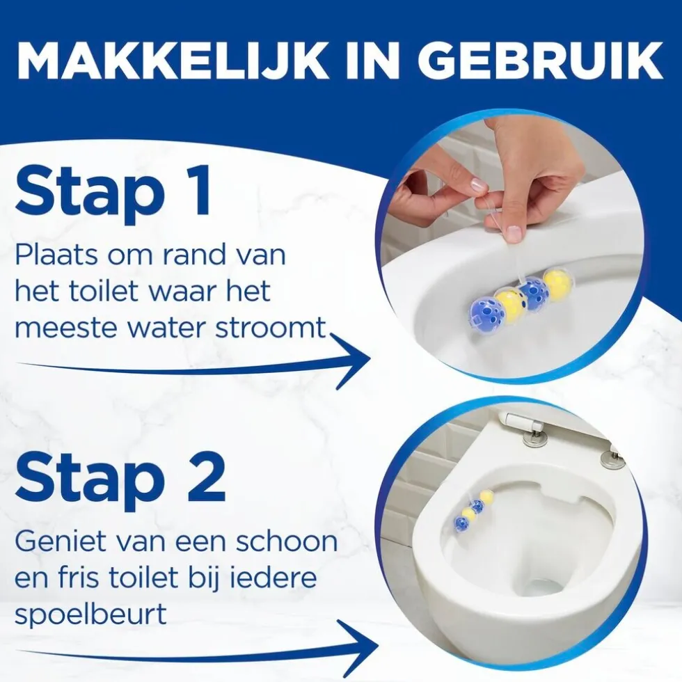 Witte Reus Kracht Actief Citrus Toiletblok