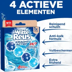 Witte Reus Kracht-Actief Oceaan Toiletblok