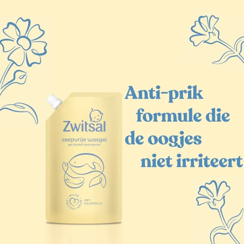 Zwitsal Zeepvrije Wasgel Refill